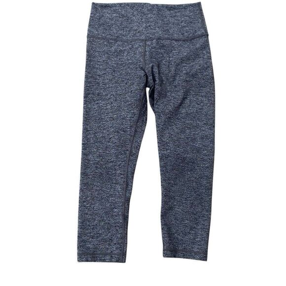 lululemon athletica Pants - Lululemon Women’s Cropped Capri Leggings Size 8 Dark Heathered Gray Activewear